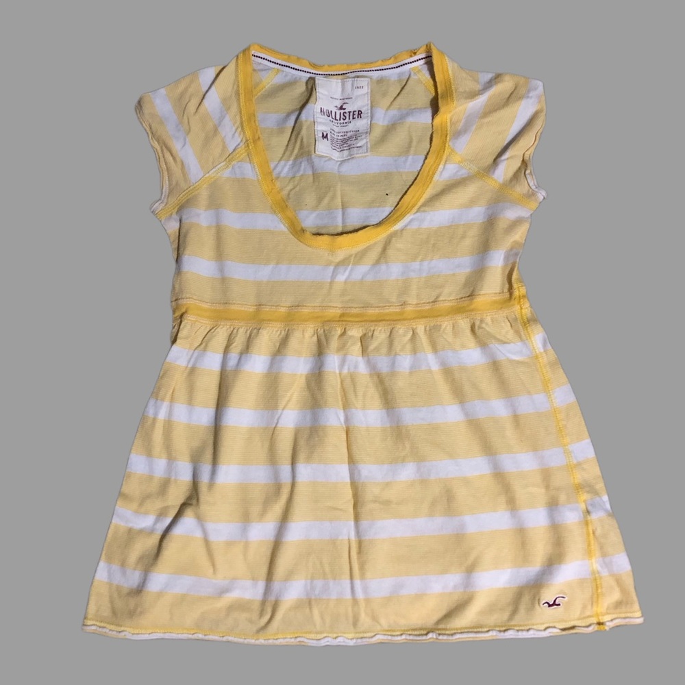 Sold - Y2k Hollister striped babydoll top